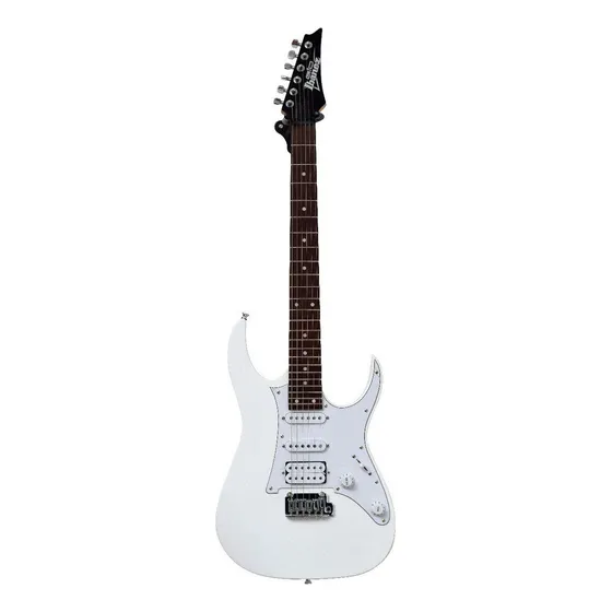Guitarra eléctrica Ibanez RG GIO GRG140 soloist de álamo white con diapasón de amaranto
