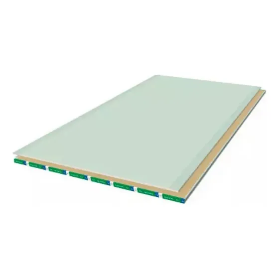 Placa Yeso Resistente A La Humedad Placo Rh 12.5mm 1,20x2,40