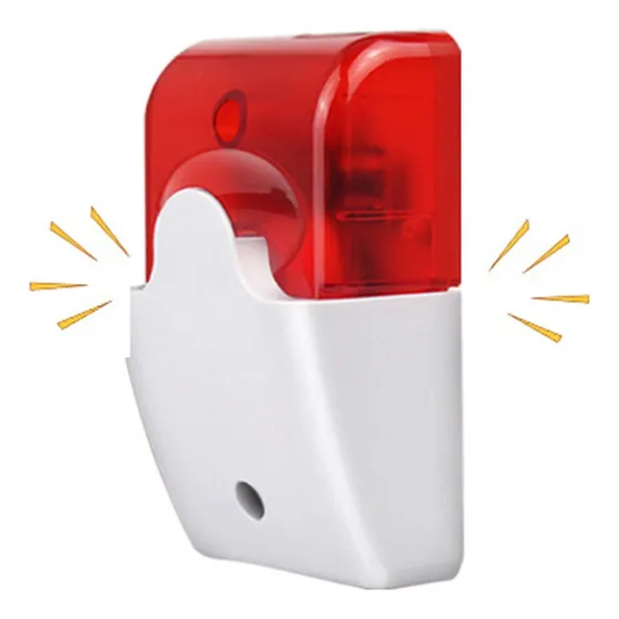 Sirena Alarma Emergencia Js-103 12v Roja