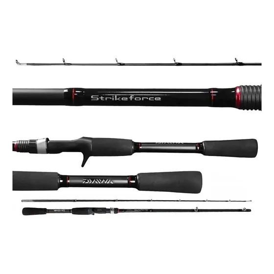 Daiwa vara carretilha Strikeforce 5'6 1,68m 8-17lbs 2 P