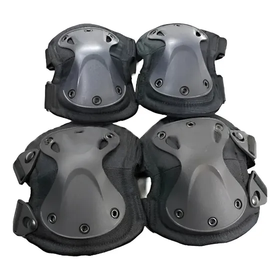 Set Rodilleras Coderas Táctico Militar Moto Patines Calidad