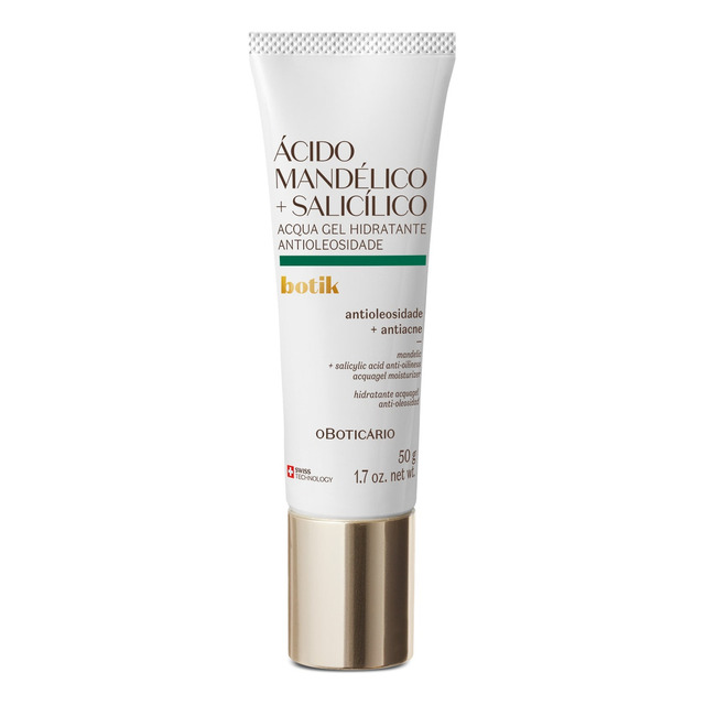 Gel Antioleosidade Ácido Mandélico + Salicílico Botik 50g Momento De Aplicação Dia/noite T... Gel Antioleosidade Ácido Mandélico + Salicílico Botik 50g Momento De Aplicação Dia/noite T...