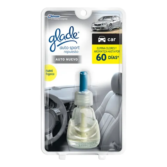 Repuesto De Ambientador Glade Auto Sport De 7ml