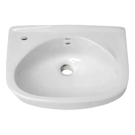 Roca Ibis Lavatorio Porcelana Bacha Colgar Pared 1 Agujero Izquierda