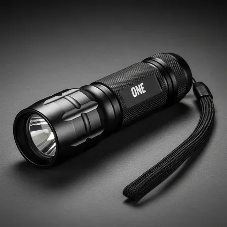 Lanterna Patrulha Tática Led 80lm Zoom 3 Modos Invictus One Preto