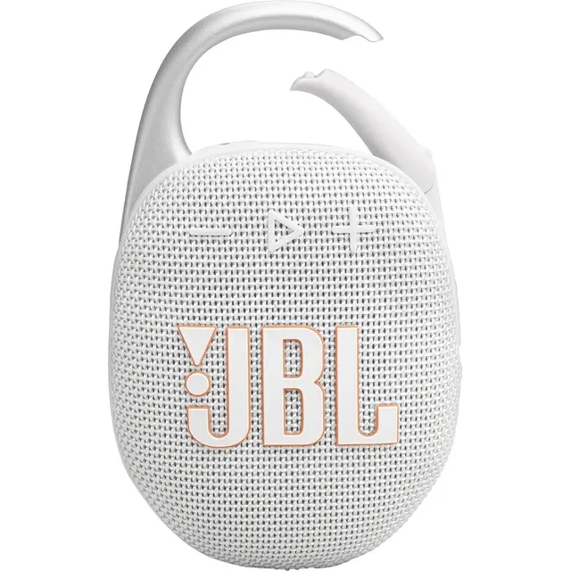 Bocina JBL Audio Clip 5 Clip 5 portátil con bluetooth waterproof blanca 127V