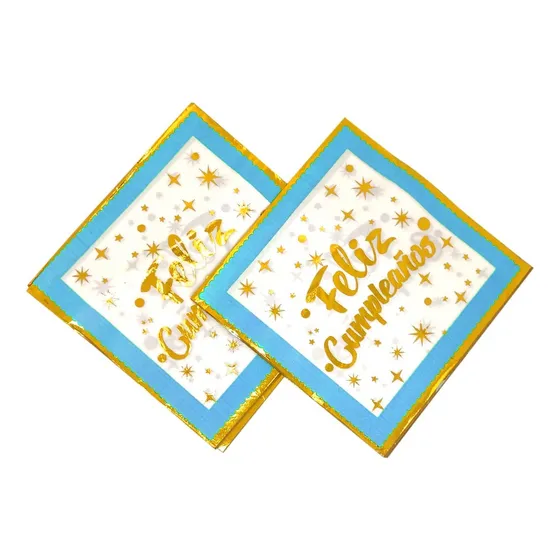 Servilletas Para Cumpleaños Colores 