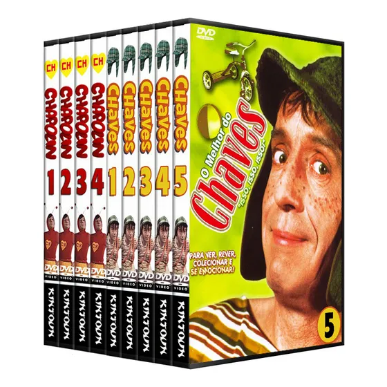 Dvds Chaves E Chapolin Coleção Completa Todos Os Episódios