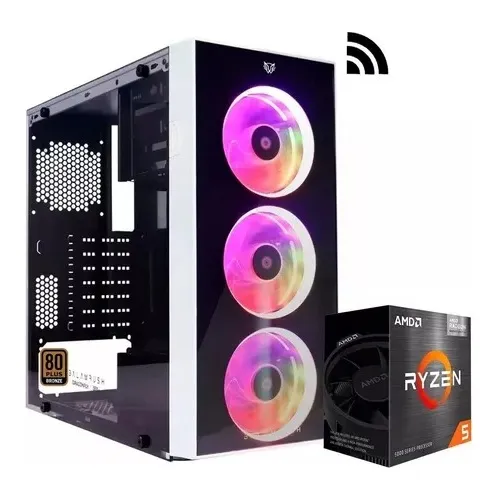 Pc Gamer Cpu Rgb Ryzen 5600g Ram 16 Gb Ddr4 2tb Radeon B550
