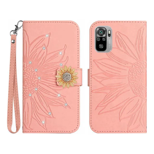Caso For Xiaomi Poco M5s Teléfono Cubierta Flip Cartera Pu
