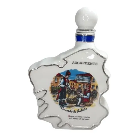 Licorera Caneca Vacía Recuerdo De Galicia Decorativa