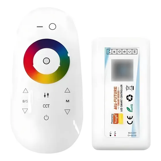 Control Remoto Controlador Tira Led Rgb Blanco Frío Y Cálido
