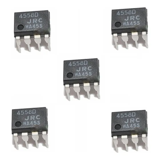 5 X 4558 4558d Njm Amplificador Operacional Dip8 Jrc