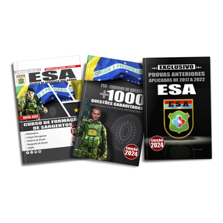 Kit Apostila Esa + Caderno De Questões + Caderno De Provas Kit Apostila Esa + Caderno De Questões + Caderno De Provas