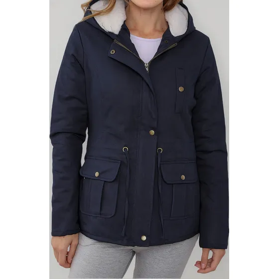 Campera Mujer Talles Grandes Especiales Parka Con Piel  