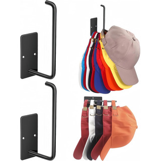 2 Perchero Porta Gorras Ganchos De Pared Exhibidor Cachuchas 2 Perchero Porta Gorras Ganchos De Pared Exhibidor Cachuchas