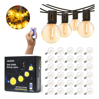 Guirnalda De Luces 27 Focos Exterior Impermeable 15m Led Guirnalda De Luces 27 Focos Exterior Impermeable 15m Led