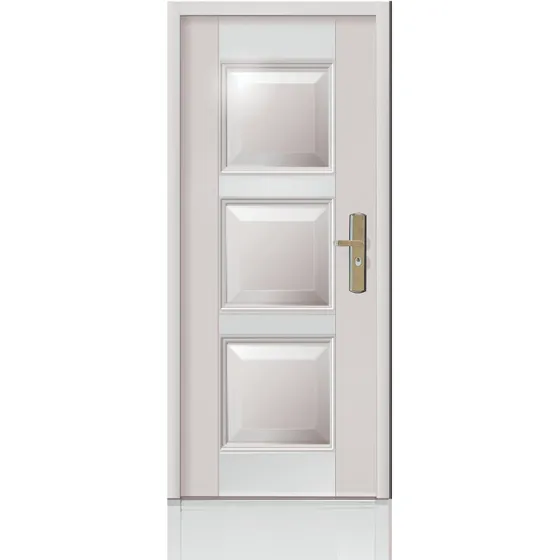 Puerta Blindada Schultz 40kg- 2 Años Gtía- Tono Blanco- Izq
