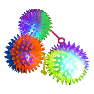 12 Pelotas Picos Luz Led Juguete Piñata Fiesta Cumple 12 Pelotas Picos Luz Led Juguete Piñata Fiesta Cumple