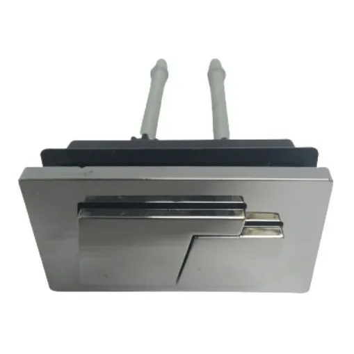 Botón Superior Rectangular Cromado Para Sanitario Importado
