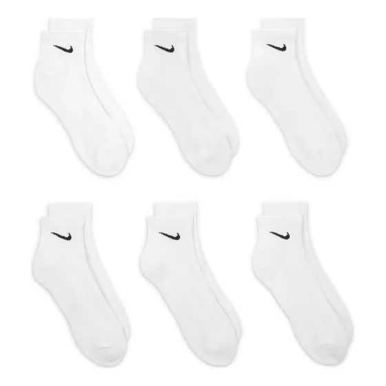 Calcetines X6 Nike Everyday Cushioned Training Blanco Hombre