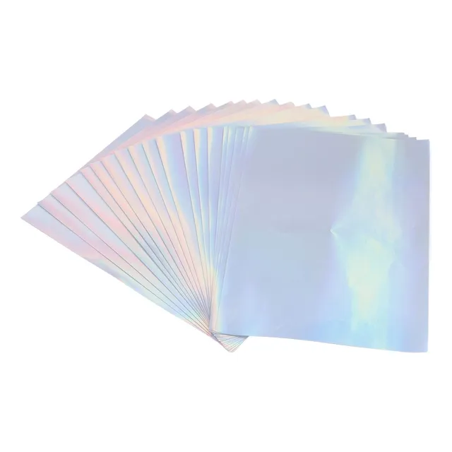 Papel Adhesivo Holográfico Imprimible A4 Resistente Al Agua