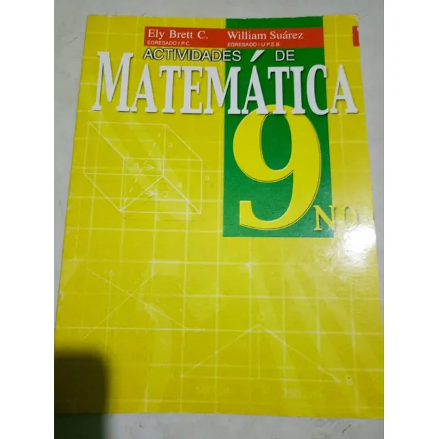 Libro De Actividades De Matemática 9no, Ely Brett, William S