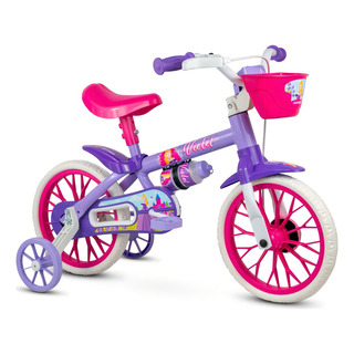 Bicicleta Feminina Aro 12 Marca Nathor Modelo Violet C/cesta Bicicleta Feminina Aro 12 Marca Nathor Modelo Violet C/cesta