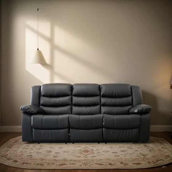 Sillón Reclinable Relax 3 Cuerpos Celio Negro