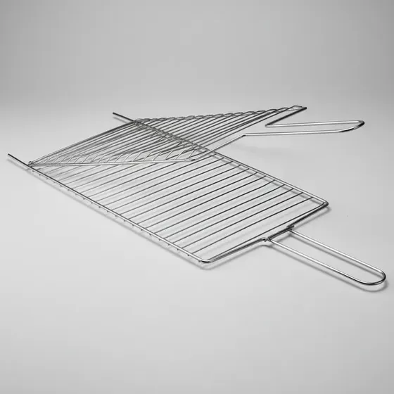 Grelha Dupla Churrasco 70cm X 26,5cm Frango Peixes Carnes