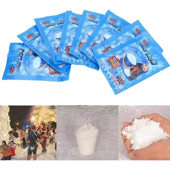 Cb 30 Piezas Copos Nieve Artificiales, Polvo Nieve, Pa