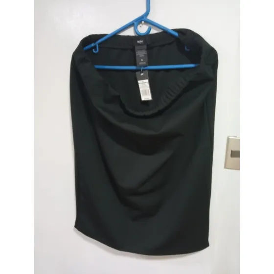 Falda Color Negro, Nueva Talla Xl Cintura 88cm Y Largo 64cm