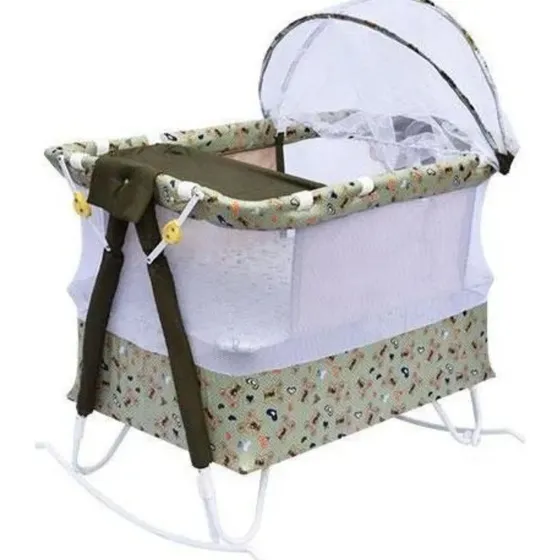 Corral Para Bebe Súper Nikol Colchóneta Cambiador Toldillo