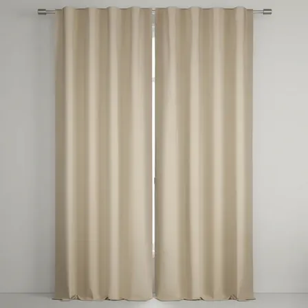 Cortina Blackout Textil Vinilico 2,10x1,40m 2 Paños P/colgar