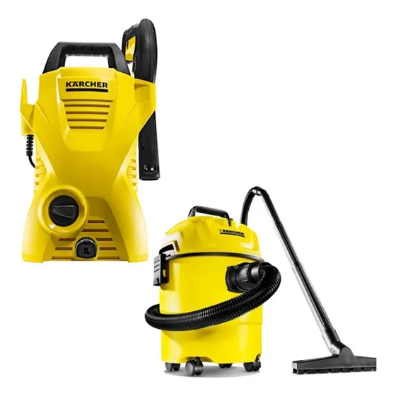 Hidrolavadora Karcher K2 Basic + Aspiradora Wd1 - Ynter