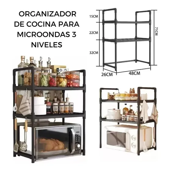 Estante Para Microondas Organizador Multifuncional Cocina