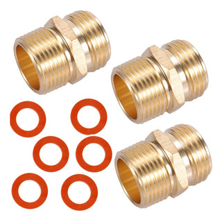 Tubo De Latón 3/4 Npt Macho A Manguera Macho 6 Piezas Tubo De Latón 3/4 Npt Macho A Manguera Macho 6 Piezas