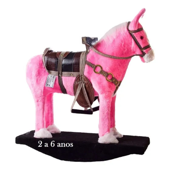Brinquedo Pelucia Balanço Cavalinho