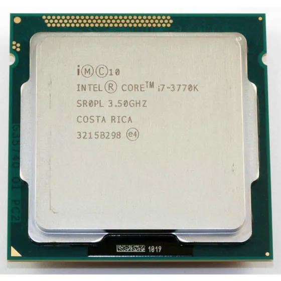 Processador gamer Intel Core i7-3770K BX80637I73770K de 4 núcleos e 3.9GHz de frequência com gráfica integrada