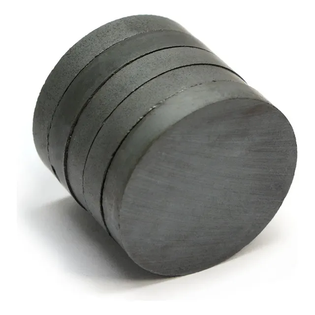 200 Imanes De Ferrita 25 X 4mm Disco