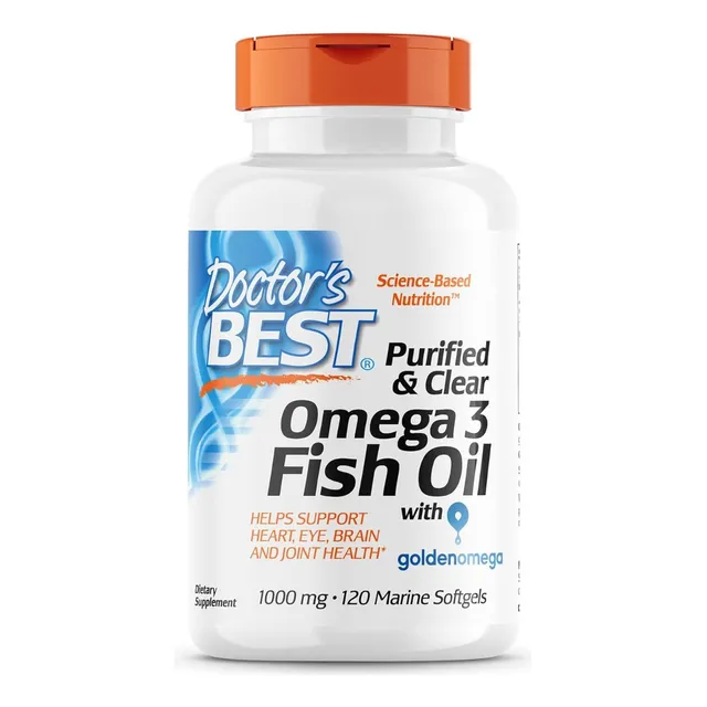 Aceite De Pescado Omega 3 Doctor's Best 120 Softgel