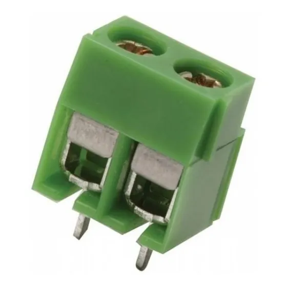 20 Piezas Bornera Terminal Pcb 2 Pines 5mm De Separación