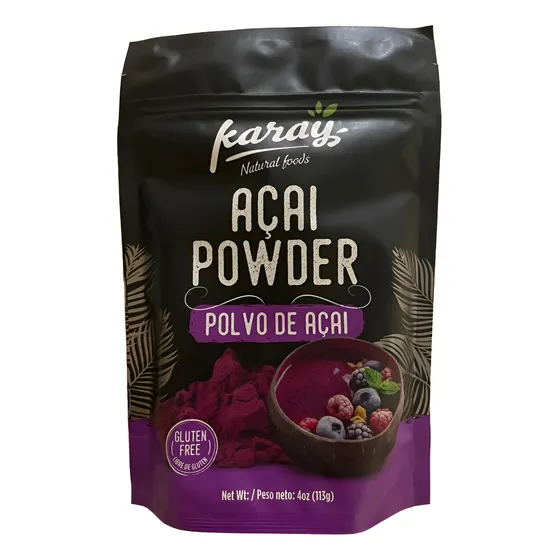 Acai  Powder En Polvo Karay 113gr Gluten Free Sin Gluten