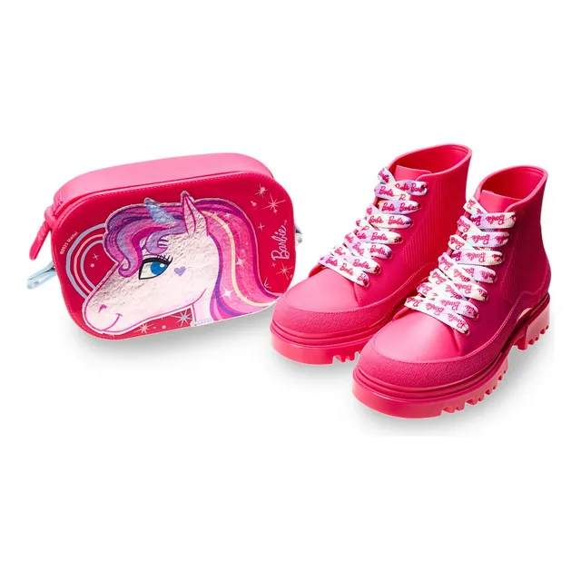 Bota Grendene Kids Barbie Powerful Infantil