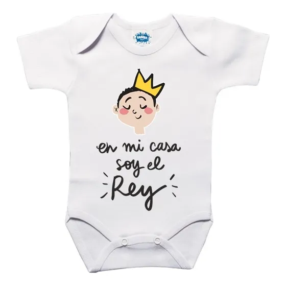 Body De Bebe Personalizado En Mi Casa Soy El Rey