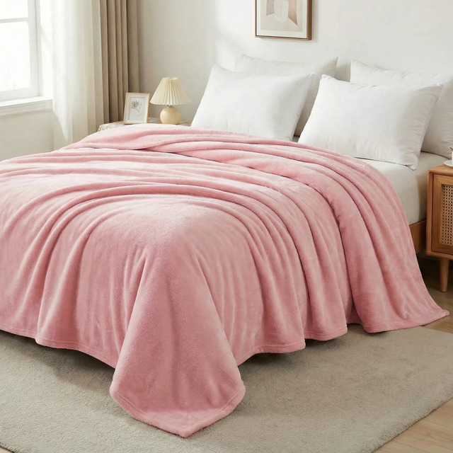 Manta Cobertor Casal Microfibra Conforto Térmico Casa Dona Liso Rose Manta Cobertor Casal Microfibra Conforto Térmico Casa Dona Liso Rose