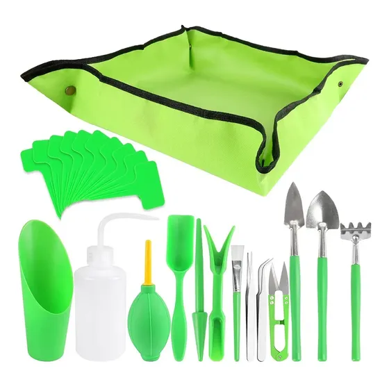 Kit Herramientas Siembra Cactus Y Suculentas X19 Piezas
