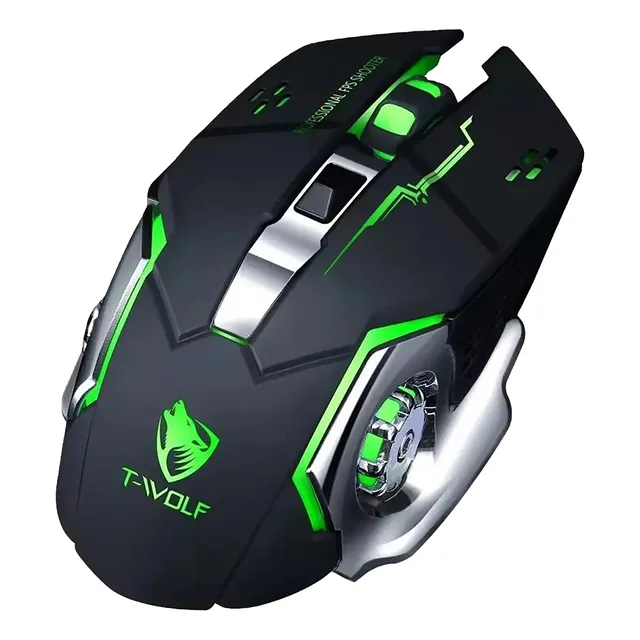 Mouse Inalámbrico Bluetooth Recargable Ergonomía 2.4g 3modos