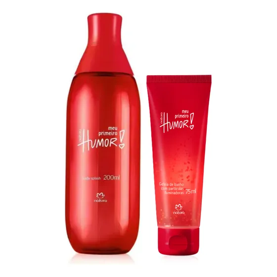 Kit X2 Humor Meu Primeiro Body Splash Jabón Líquido