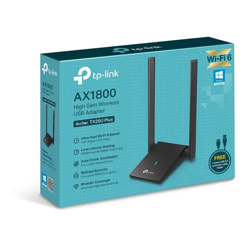 Adaptador Usb Archer Tx20u Plus Tp-link Doble Banda Wifi 6